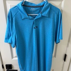 Oakley Men's Vibrant Blue Golf Shirt